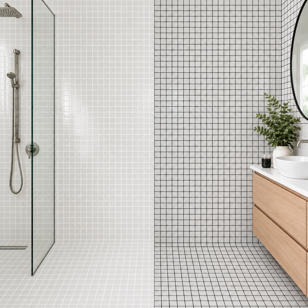 Grout Recolouring: From Ultra White to True Black, and Everything in Between