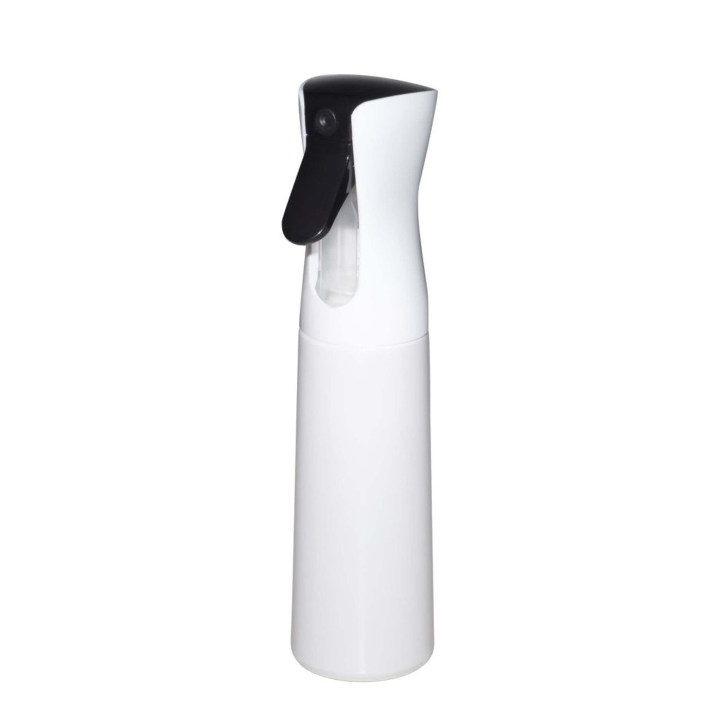 A white plastic spray bottle with a black trigger sprayer, shown against a plain white background.