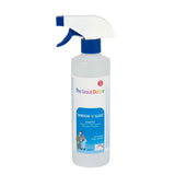 A bottle of The Grout Doktor 'Window' Glass cleaning spray with a white trigger sprayer, blue nozzle, and blue label on a white background.